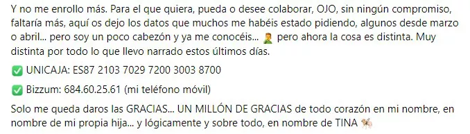 Datos operación Valentina